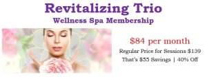 Revitalizing Trio Wellness Spa Membership Carmel Indiana
